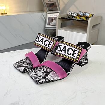 Versace sandals pink