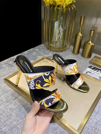 Versace sandals gold