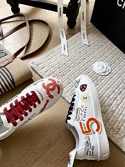 Chanel Sneakers Pharrell White Multi-Color Women's - 5