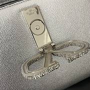 Valentino Garavani VLogo leather shoulder bag size 22x9x17cm - 4
