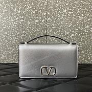 Valentino Garavani v logo signature leather wallet on chain size  19x4x10.5cm - 1