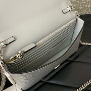Valentino bag Logo silver size 19x10.5x4cm - 6