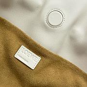 LOEWE Flamenco leather clutch white bag size 30x24.5x10.5cm - 2