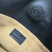LOEWE Flamenco leather clutch black bag size 30x24.5x10.5cm - 2