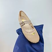 Prada Mesh fabric ballerinas beige - 2