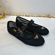 Prada Mesh fabric ballerinas black - 6