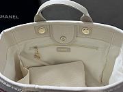 Chanel shopping bag size 38cm blue - 5