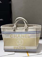 Chanel shopping bag size 38cm yellow - 6