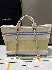 Chanel shopping bag size 38cm yellow - 5