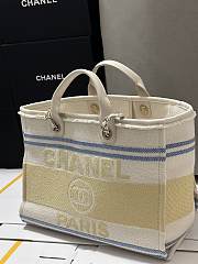 Chanel shopping bag size 38cm yellow - 4