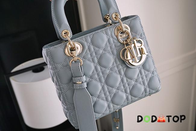 Dior Lady blue bag size 20x17x8cm - 1