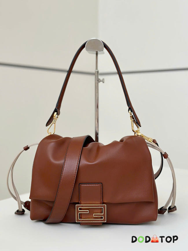 FENDI Mamma Baguette brown bag size 26x18x8.5cm - 1