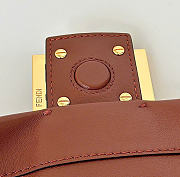 FENDI Mamma Baguette brown bag size 26x18x8.5cm - 6
