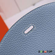 Hermès LINDY bag 26cm Clémence leather - Number 1060  - Silver hardware - 4