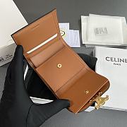 Celine Triomphe wallet size 10.5x9x3cm - 5