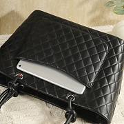 Chanel Cambon black bag logo size 30x25x15cm - 2