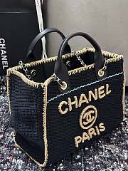 Chanel shopping bag summer size 38cm  - 5