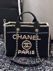 Chanel shopping bag summer size 38cm  - 4
