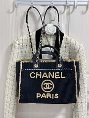 Chanel shopping bag summer size 38cm  - 3