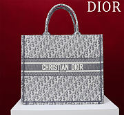 Dior Book Tote gray large bag size 41x35x18cm - 1