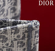 Dior Book Tote gray medium bag size 36x28x16cm - 5