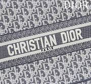 Dior Book Tote gray medium bag size 36x28x16cm - 4