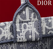 Dior Book Tote gray medium bag size 36x28x16cm - 3