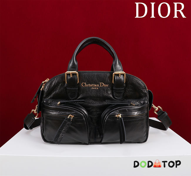 Dior Grand Tour small bowling bag black size  28 x 19 x 9.5 cm  - 1