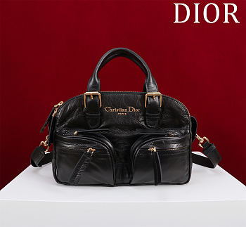 Dior Grand Tour small bowling bag black size  28 x 19 x 9.5 cm 