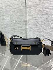 Dior Streetchic Small Bag Oblique jacquard canvas and smooth calfskin in black size 24x5x12.5cm - 1