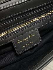 Dior Streetchic Small Bag Oblique jacquard canvas and smooth calfskin in black size 24x5x12.5cm - 5