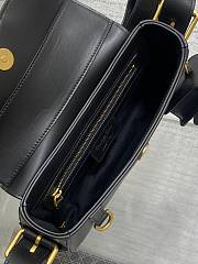 Dior Streetchic Small Bag Oblique jacquard canvas and smooth calfskin in black size 24x5x12.5cm - 2