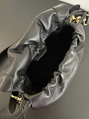 FENDI Mamma Baguette black bag size 26x18x8.5cm  - 5