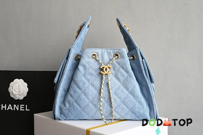 Chanel hobo 25bag denim color size 30x26x14cm - 1