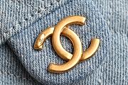 Chanel hobo 25bag denim color size 30x26x14cm - 4