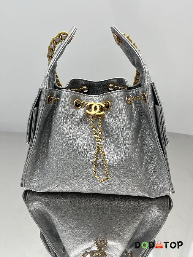 Chanel hobo 25bag gray color size 30x26x14cm - 1