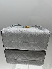 Chanel hobo 25bag gray color size 30x26x14cm - 6