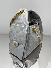 Chanel hobo 25bag gray color size 30x26x14cm - 5