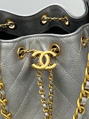 Chanel hobo 25bag gray color size 30x26x14cm - 3