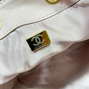 Chanel hobo bag pink pastel color size 40x30x15cm - 6