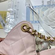 Chanel hobo bag pink pastel color size 40x30x15cm - 4