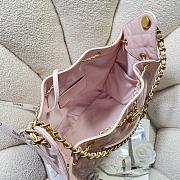 Chanel hobo bag pink pastel color size 40x30x15cm - 5