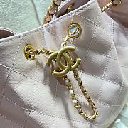 Chanel hobo bag pink pastel color size 40x30x15cm - 3