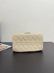 Chanel hobo 25bag beige color size 30x26x14cm - 6