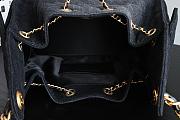 Chanel hobo 25bag black color size 30x26x14cm - 5