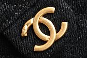Chanel hobo 25bag black color size 30x26x14cm - 3