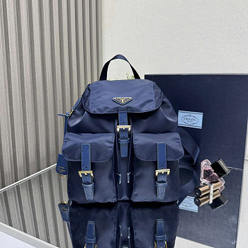 Prada Re-Edition backpack blue size 23.5x28x12cm