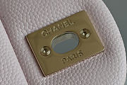 Chanel CF Caviar pink pastel bag Gold Buckle Size 25 cm - 4