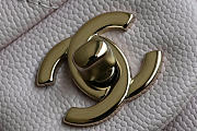 Chanel CF Caviar pink pastel bag Gold Buckle Size 25 cm - 2