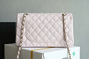 Chanel CF Caviar pink pastel bag Gold Buckle Size 25 cm - 3